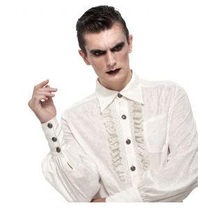 White 'Desmond' Victorian Shirt