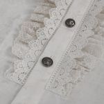 White 'Desmond' Victorian Shirt