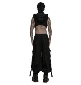 Black 'Kalon' Cyberpunk Pants