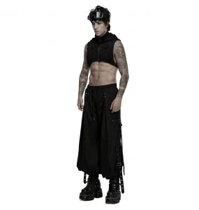 Pantalon Cyberpunk 'Kalon' Noir