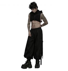 Pantalon Cyberpunk 'Kalon' Noir