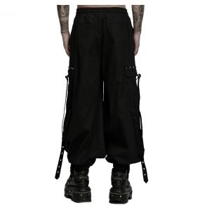 Pantalon Cyberpunk 'Kalon' Noir