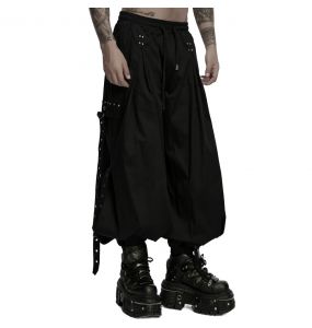 Black 'Kalon' Cyberpunk Pants