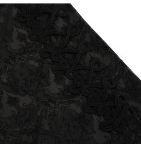 Black Jacquard 'Payne' Pants