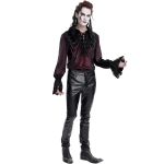 Pantalon 'Fabian' en Simili Cuir Noir