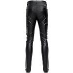 Black Faux Leather 'Fabian' Pants
