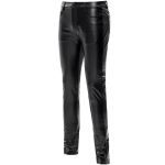 Black Faux Leather 'Fabian' Pants