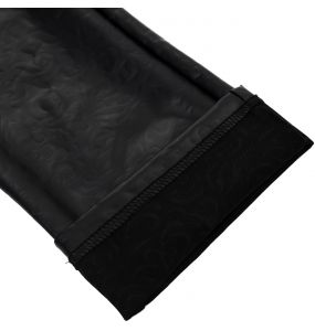 Black Faux Leather 'Fabian' Pants