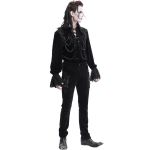 Pantalon 'Dorian' en Velours Noir