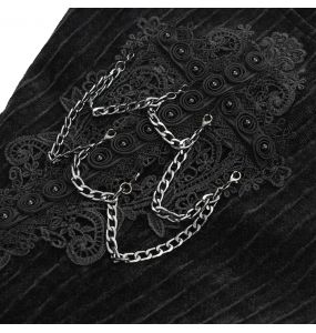 Pantalon 'Dorian' en Velours Noir