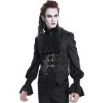 Jabot 'Dante' en Dentelle Noire