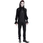 Black Jacquard 'Hemlock' Victorian Shirt