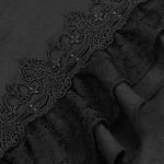 Black Jacquard 'Hemlock' Victorian Shirt