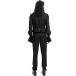 Black Jacquard 'Hemlock' Gothic Waistcoat