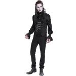 Black Jacquard 'Hemlock' Victorian Shirt