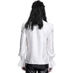 White Jacquard 'Hemlock' Victorian Shirt