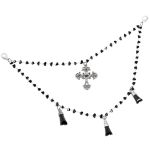 Chemise Victorienne 'Hemlock' en Jacquard Blanc