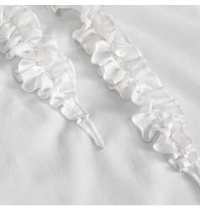 Chemise Victorienne 'Edgar' en Mousseline Blanche