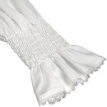 White Chiffon 'Edgar' Victorian Shirt