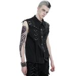 Black 'Gainas' Sleeveless Shirt