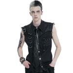 Black 'Gainas' Sleeveless Shirt