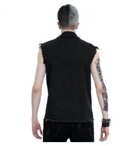 Black 'Gainas' Sleeveless Shirt