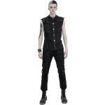 Chemise Sans Manches 'Gainas' Noire