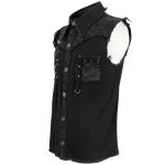 Black 'Gainas' Sleeveless Shirt
