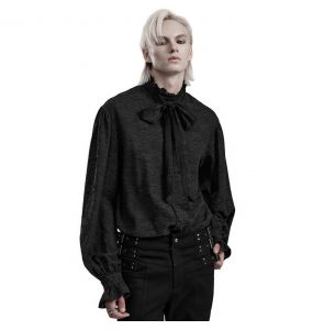 Black Jacquard 'Vinitharius' Shirt
