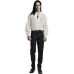 White 'Piranha' Velvet Shirt
