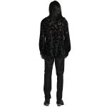 Black 'Piranha' Velvet Shirt