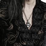 Black 'Piranha' Velvet Shirt