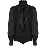 Chemise 'Goth Cage' Noire