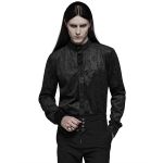 Black 'Nocturn' Brocade Shirt