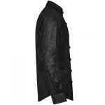 Black 'Nocturn' Brocade Shirt