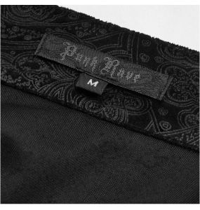 Chemise 'Nocturn' en Brocard Noire