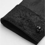 Chemise 'Nocturn' en Brocard Noire