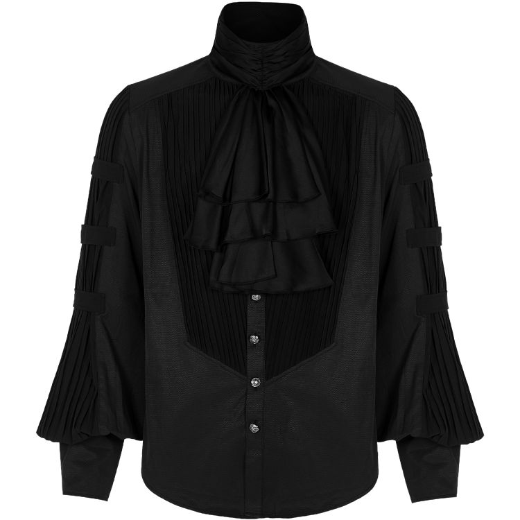 Chemise 'Cagliostro' Noire