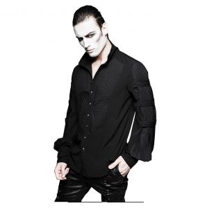 Chemise 'Cagliostro' Noire