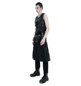 Black 'Walahmar' Kilt