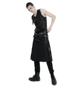 Black 'Walahmar' Kilt