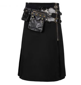 Black 'Walahmar' Kilt