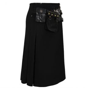 Black 'Walahmar' Kilt