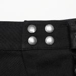 Mi-Jupe Kilt Asymétrique 'Winguric' Noire