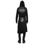 Demi-jupe Amovible Punk 'Alatheus' Noire