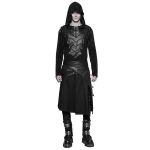 Demi-jupe Amovible Punk 'Alatheus' Noire