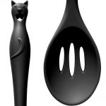 Cuillère Écumoire 'Cat's Kitchen' Noire