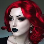 Boucles d'Oreilles 'Black Star'