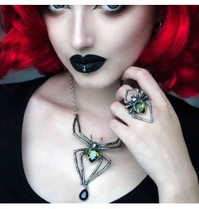 Bague 'Emerald Venom'