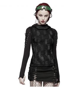 Haut à Capuche 'Destruction Unit' Noir